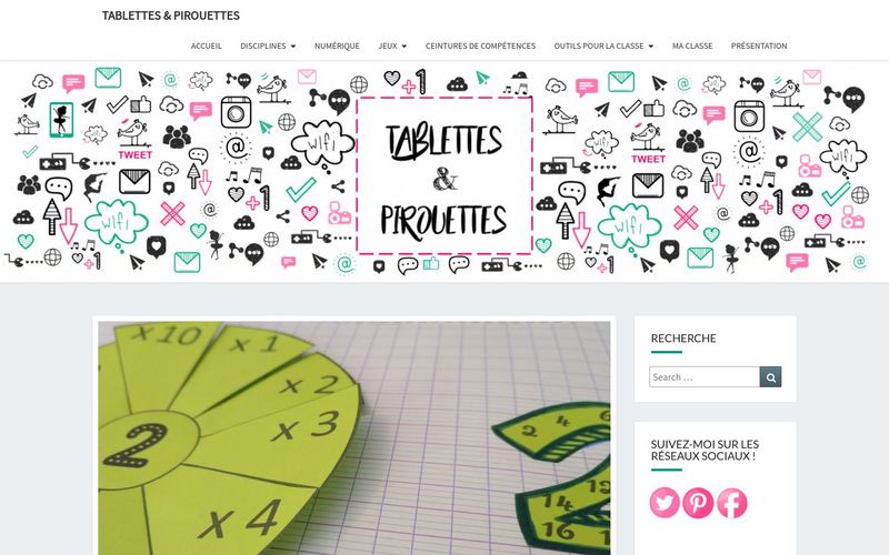 Le&ccedil;on &agrave; manipuler sur les tables de multiplications - Tablettes & Pirouettes